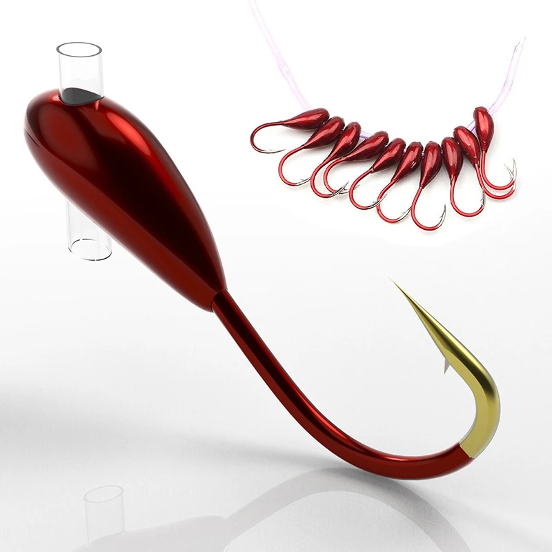 10/20PCS 겨울 얼음 낚시 후크 높은 탄소강 가시 - Fishing Hook Barbless 리뷰 및 가격